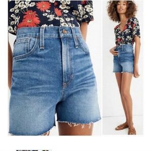 Madewell The Perfect Jean Shorts Denim Medium Wash Size 32